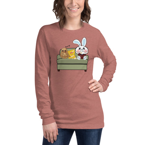 Ben-E Couch Potato Unisex Long Sleeve Tee