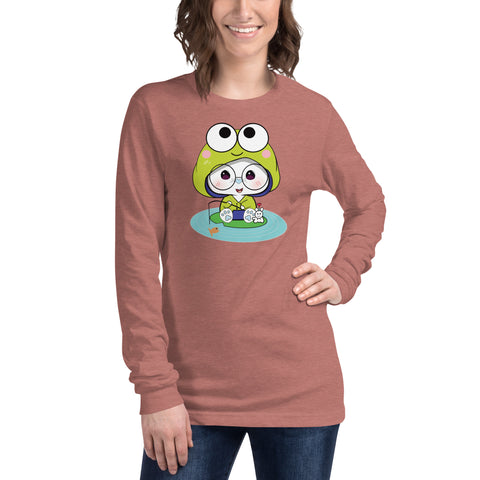 Ben-E Frog Fishing Unisex Long Sleeve Tee