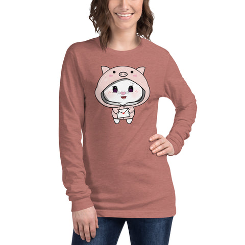 Bon-E Pig Chums Unisex Long Sleeve Tee