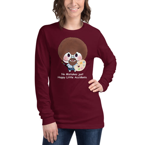 Ben-E Ross Happy Little Accidents Unisex Long Sleeve Tee