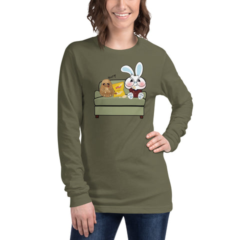 Ben-E Couch Potato Unisex Long Sleeve Tee