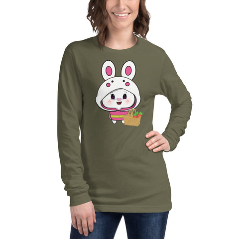 Bon-E Bunny Basket Chums Unisex Long Sleeve Tee