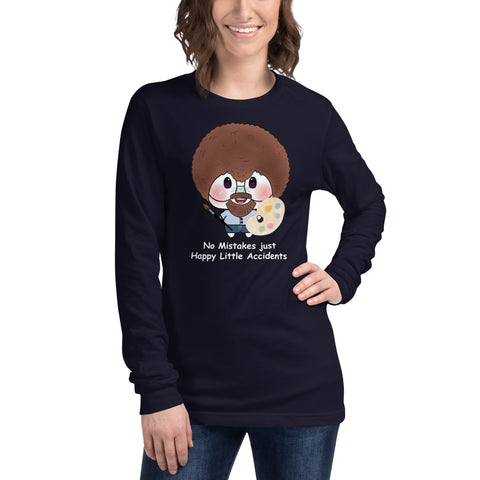 Ben-E Ross Happy Little Accidents Unisex Long Sleeve Tee