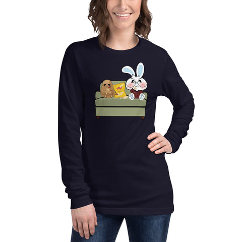 Ben-E Couch Potato Unisex Long Sleeve Tee