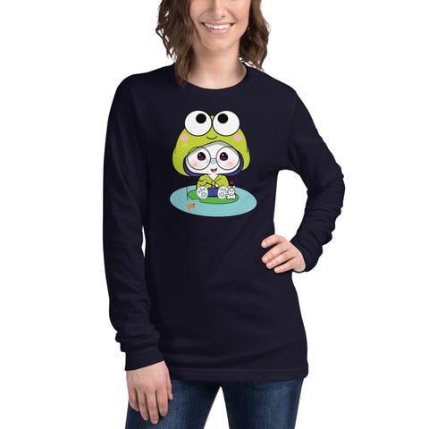 Ben-E Frog Fishing Unisex Long Sleeve Tee