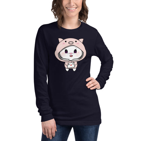 Bon-E Pig Chums Unisex Long Sleeve Tee