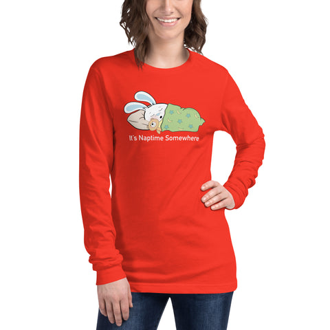 Ben-E It's Naptime Somewhere Unisex Long Sleeve Tee