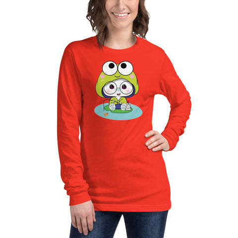 Ben-E Frog Fishing Unisex Long Sleeve Tee
