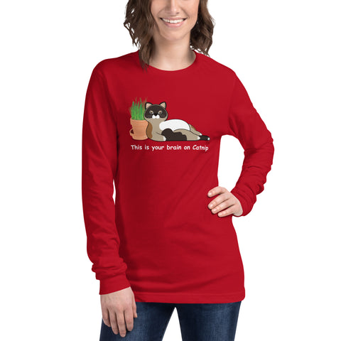 Maya Brain on Catnip Unisex Long Sleeve Tee