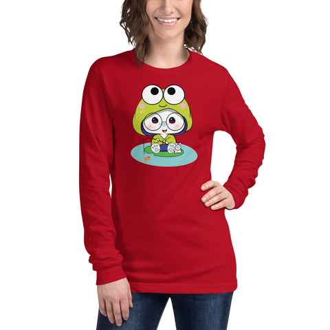 Ben-E Frog Fishing Unisex Long Sleeve Tee