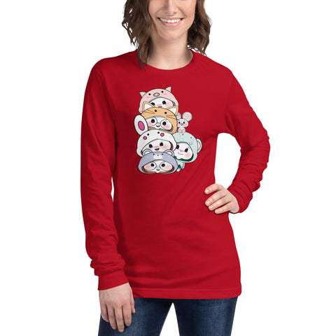 Ben-E & Bon-E Chums Stack Unisex Long Sleeve Tee