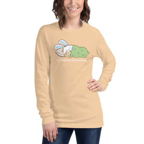 Ben-E It's Naptime Somewhere Unisex Long Sleeve Tee