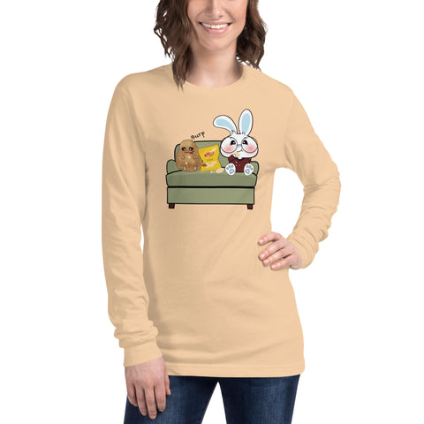 Ben-E Couch Potato Unisex Long Sleeve Tee