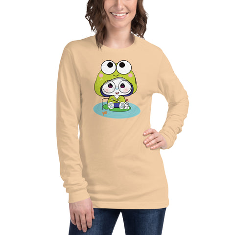 Ben-E Frog Fishing Unisex Long Sleeve Tee
