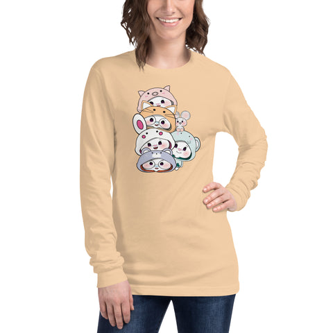 Ben-E & Bon-E Chums Stack Unisex Long Sleeve Tee