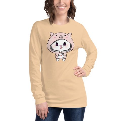 Bon-E Pig Chums Unisex Long Sleeve Tee