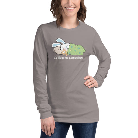 Ben-E It's Naptime Somewhere Unisex Long Sleeve Tee