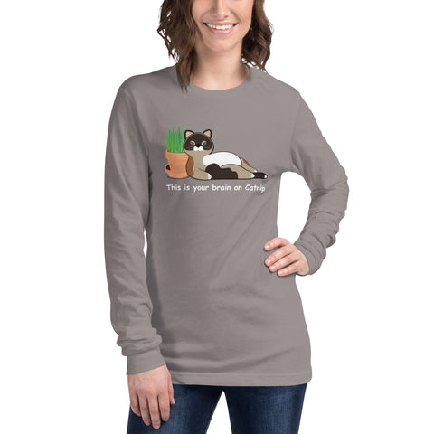 Maya Brain on Catnip Unisex Long Sleeve Tee