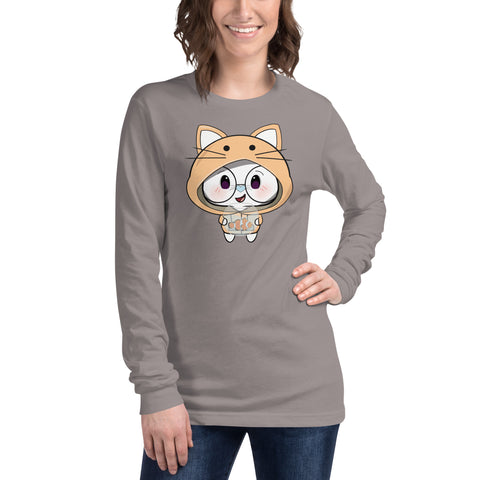 Ben-E Cat Fish Bowl Chums Unisex Long Sleeve Tee