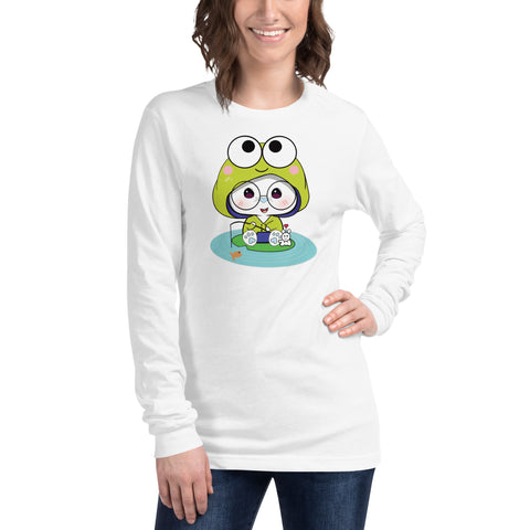 Ben-E Frog Fishing Unisex Long Sleeve Tee