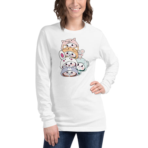 Ben-E & Bon-E Chums Stack Unisex Long Sleeve Tee