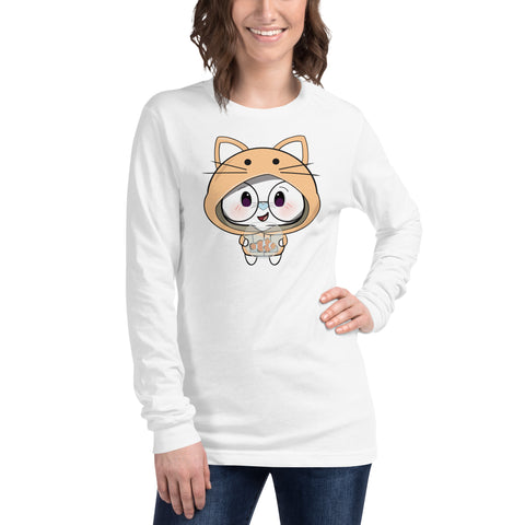 Ben-E Cat Fish Bowl Chums Unisex Long Sleeve Tee