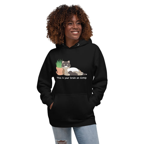 Maya Brain on Catnip Unisex Hoodie