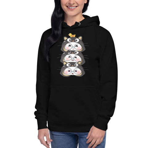 Ben-E Cat Stack Unisex Hoodie