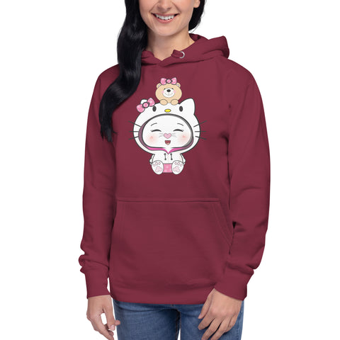 Bon-E Kitty Bear Unisex Hoodie