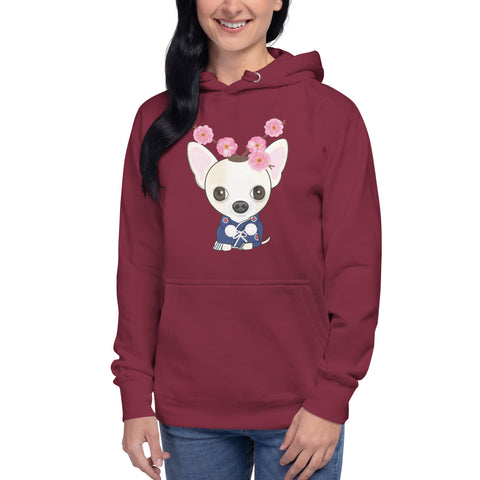 Chihuahua Plum Unisex Hoodie