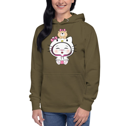 Bon-E Kitty Bear Unisex Hoodie