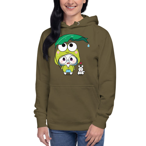 Ben-E Frog Leaf Umbrella Unisex Hoodie