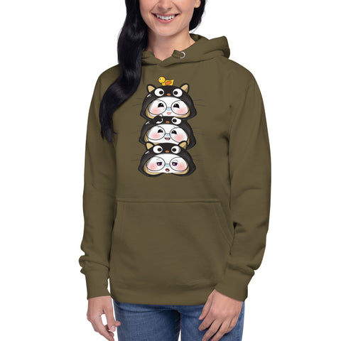 Ben-E Cat Stack Unisex Hoodie