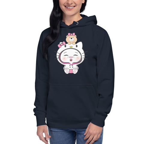 Bon-E Kitty Bear Unisex Hoodie