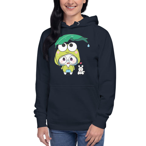 Ben-E Frog Leaf Umbrella Unisex Hoodie