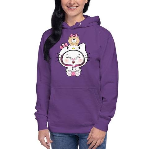 Bon-E Kitty Bear Unisex Hoodie