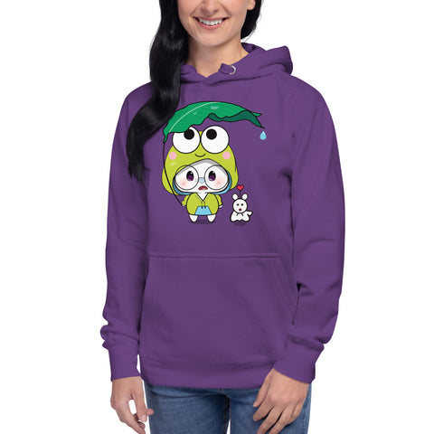 Ben-E Frog Leaf Umbrella Unisex Hoodie