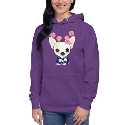 Chihuahua Plum Unisex Hoodie