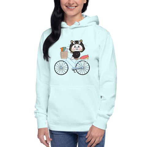 Ben-E Cat Bicycle Unisex Hoodie