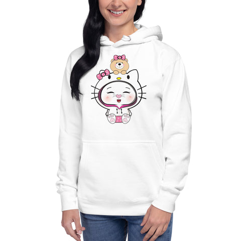 Bon-E Kitty Bear Unisex Hoodie