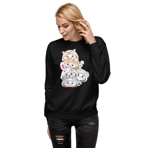 Ben-E & Bon-E Chums Stack Unisex Premium Sweatshirt