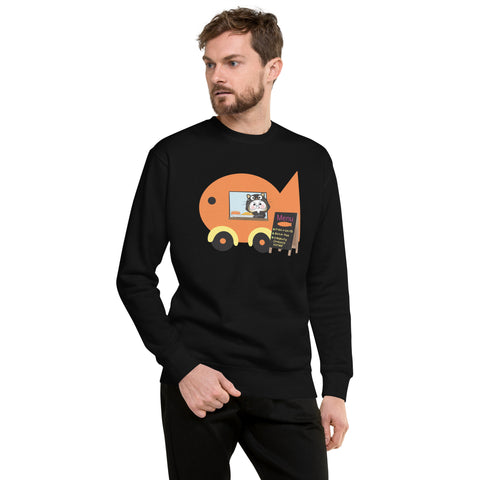 Ben-E Cat Fish Truck Unisex Premium Sweatshirt