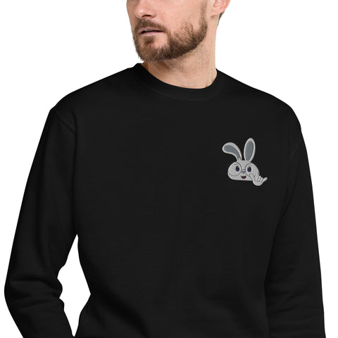 Ben-E Bunny Shaka (Embroidered) Unisex Premium Sweatshirt