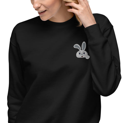 Ben-E Bunny Shaka (Embroidered) Unisex Premium Sweatshirt