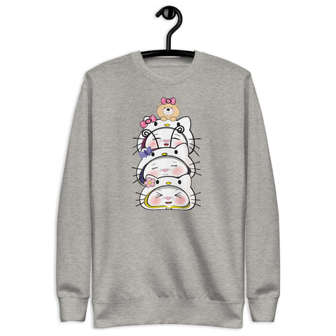 Bon-E Kitty Stack Unisex Premium Sweatshirt