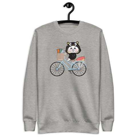 Ben-E Cat Bicycle Unisex Premium Sweatshirt