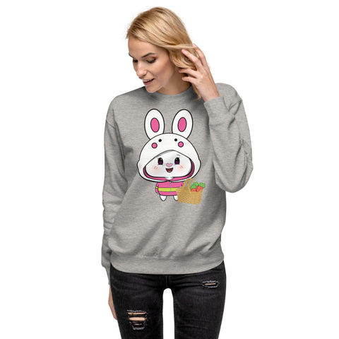 Bon-E Bunny Chums Basket Unisex Premium Sweatshirt