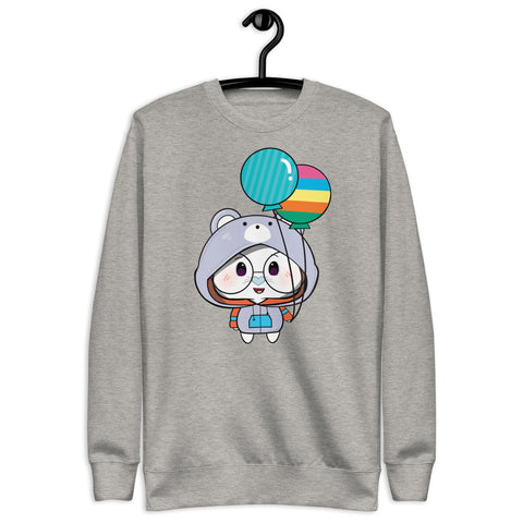 Ben-E Bear Chums Balloons Unisex Premium Sweatshirt