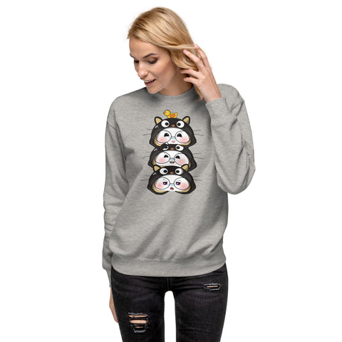 Ben-E Cat Stack Unisex Premium Sweatshirt
