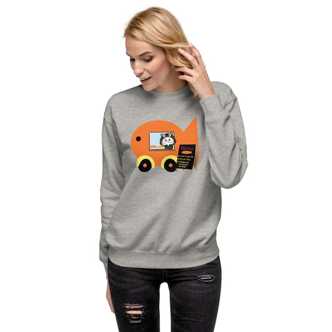 Ben-E Cat Fish Truck Unisex Premium Sweatshirt